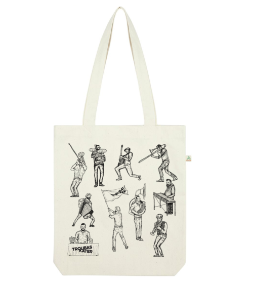 Troubas Kater Tragtasche aus 100% recyceltem Material