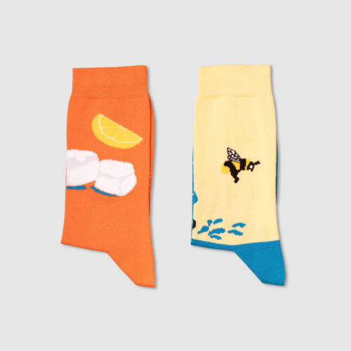 Socken Zitrone